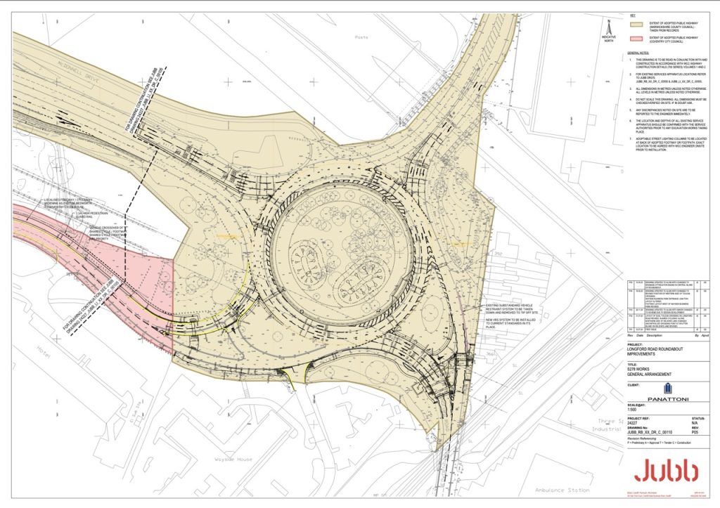 Longford Road Roundabout Improvement Plan