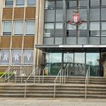 Warwickshire County Council headquarters building in Warwick